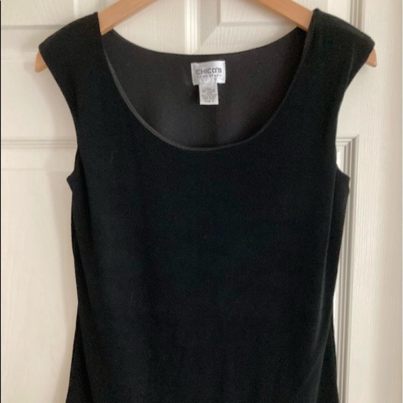Scoop Neck Dressy Tank by Chico’s Size 0 - Picture 1 of 3